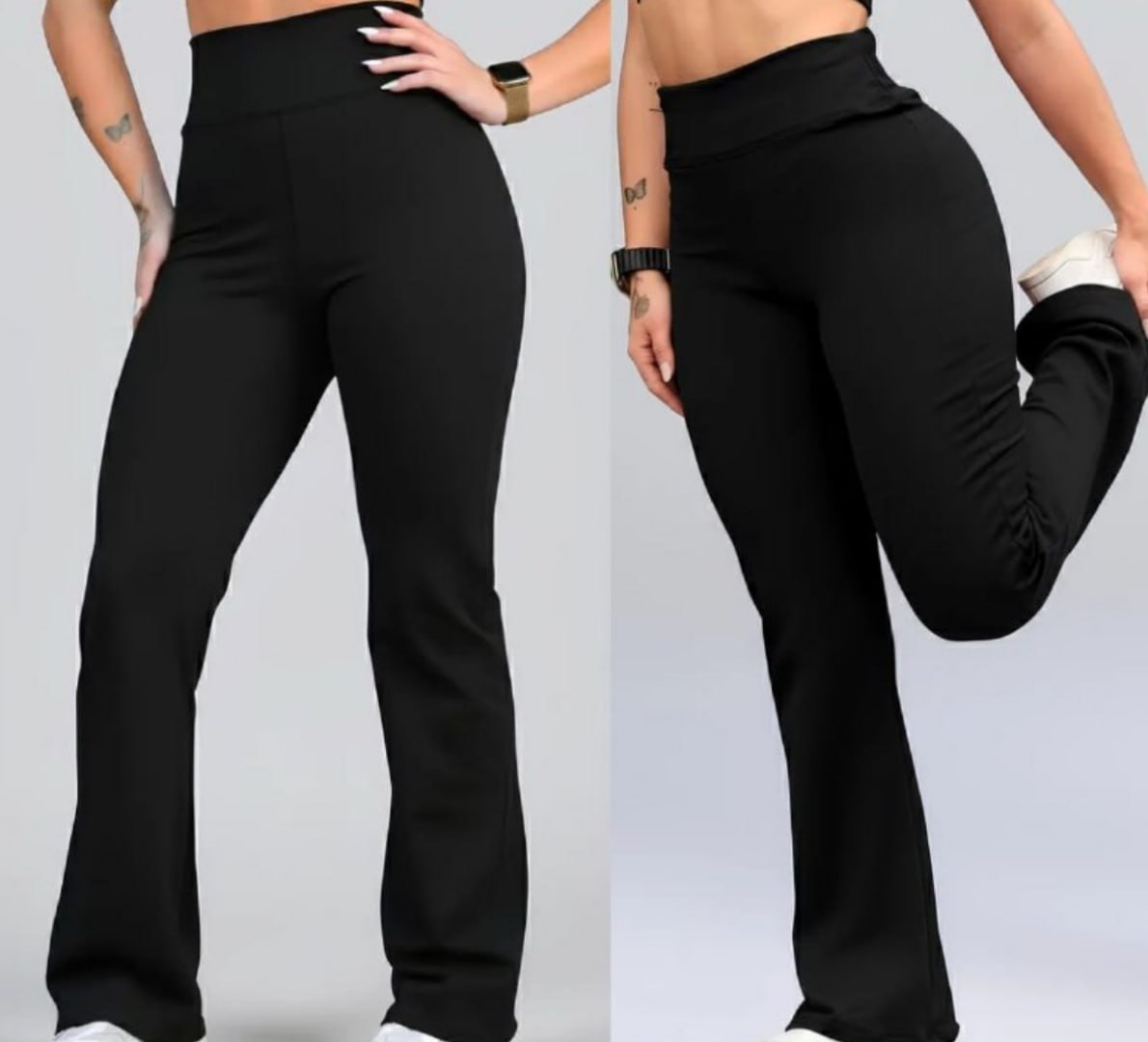 👖 Calça Legging Flare Zero Transparência