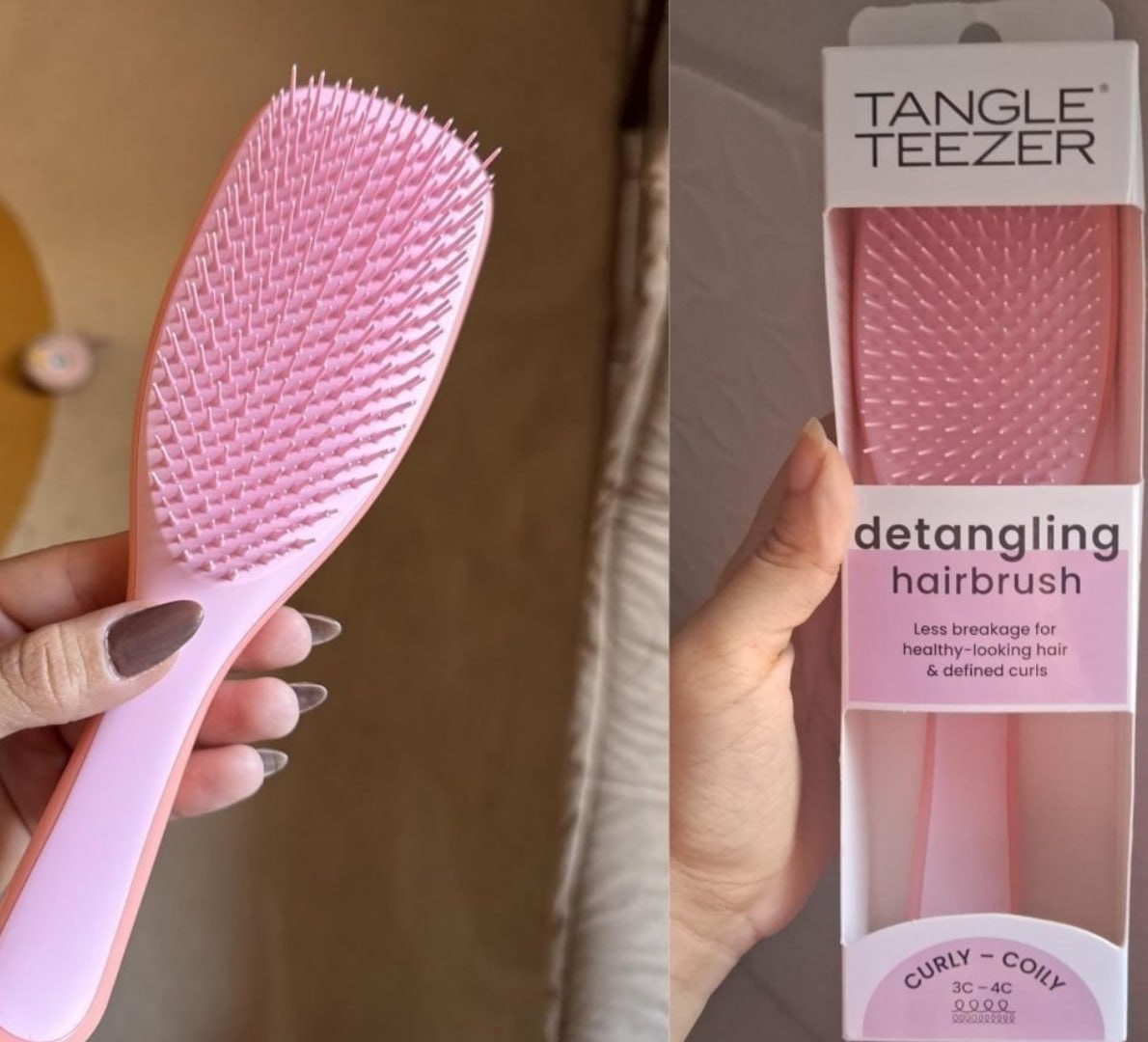 ✅ Escova de cabelo desembaraçadora Tangle Teezer