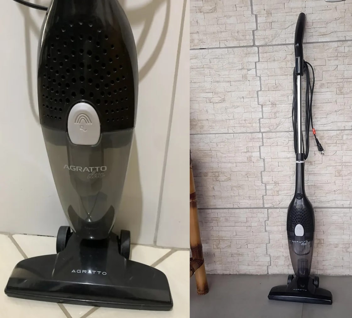 ✅ Aspirador de Pó Vertical Duo AS Agratto Preto 1000W 127V