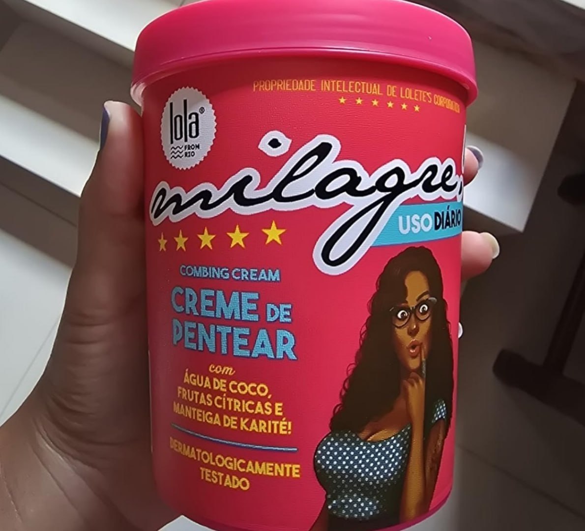 🧴 Milagre Creme para Pentear 450g , Lola Cosmetics