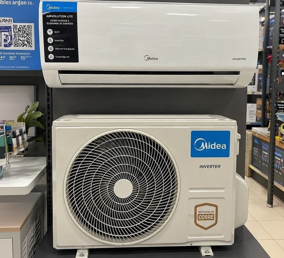 ❄️ Ar Split Inverter 12000 Midea Airvolution Lite