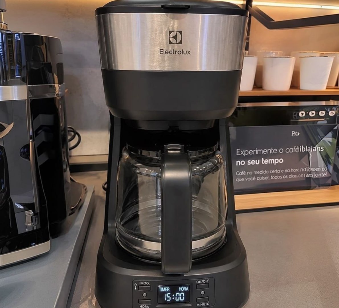 ☕️ Cafeteira Elétrica Electrolux inox 1,2L