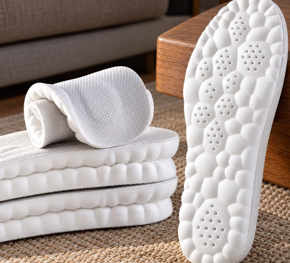 🦶 Palmilha De Altissimo Conforto 4d Ortopédica