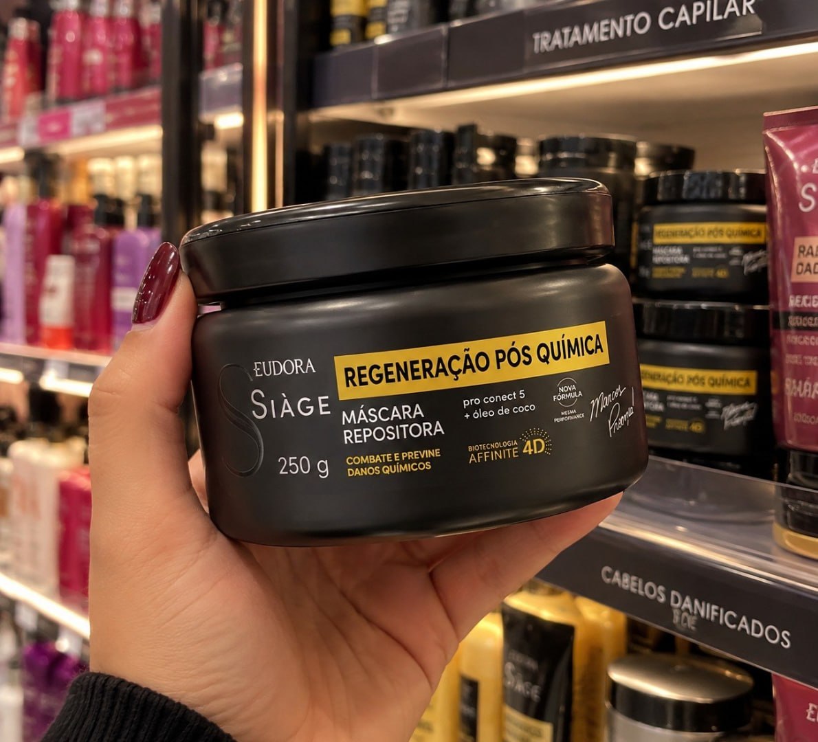 🧴 Siage Máscara Capilar Regeneração Pós quim 250g