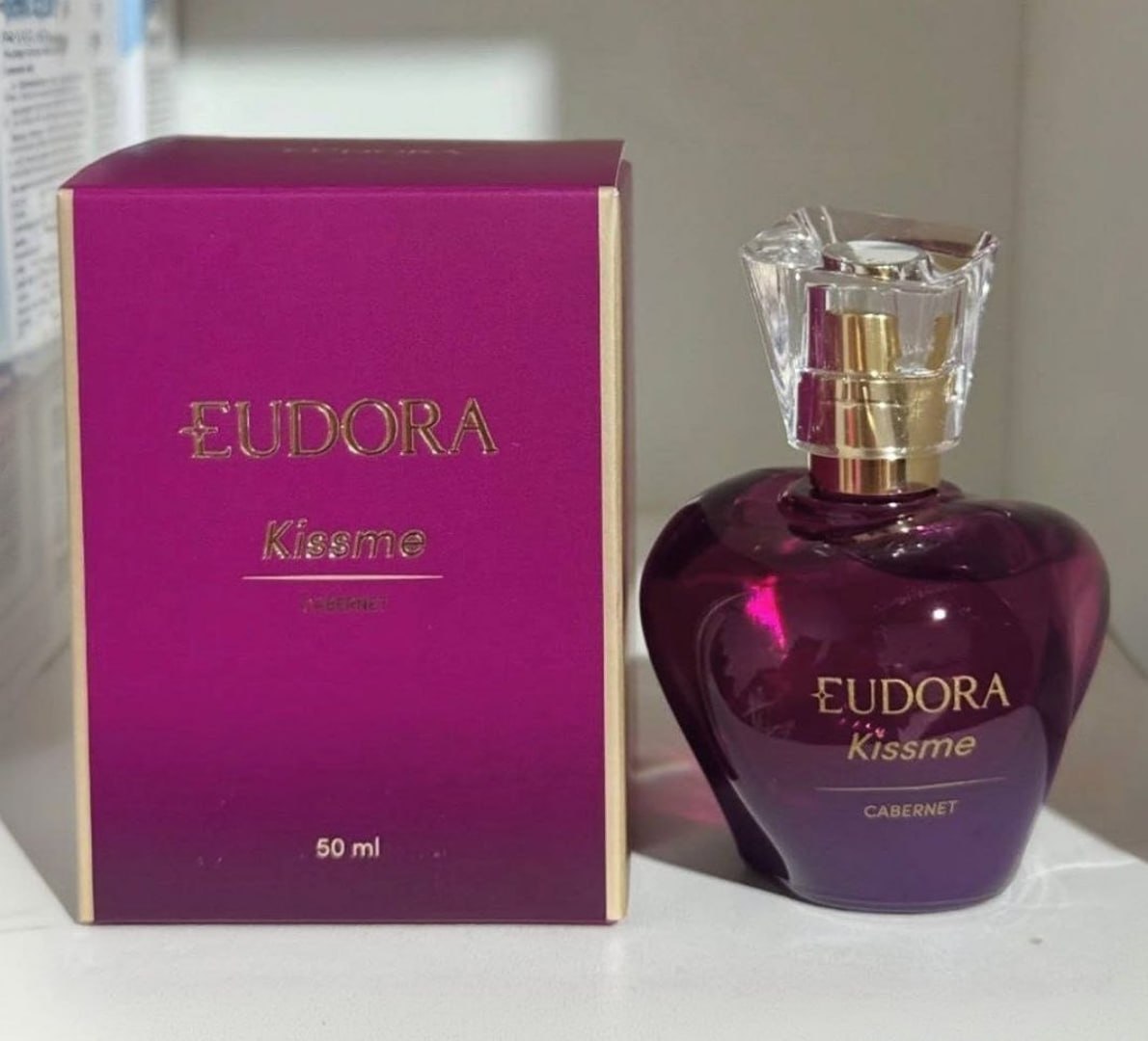 🌬 Eudora Kiss Me Cabernet Deo Colônia 50ml