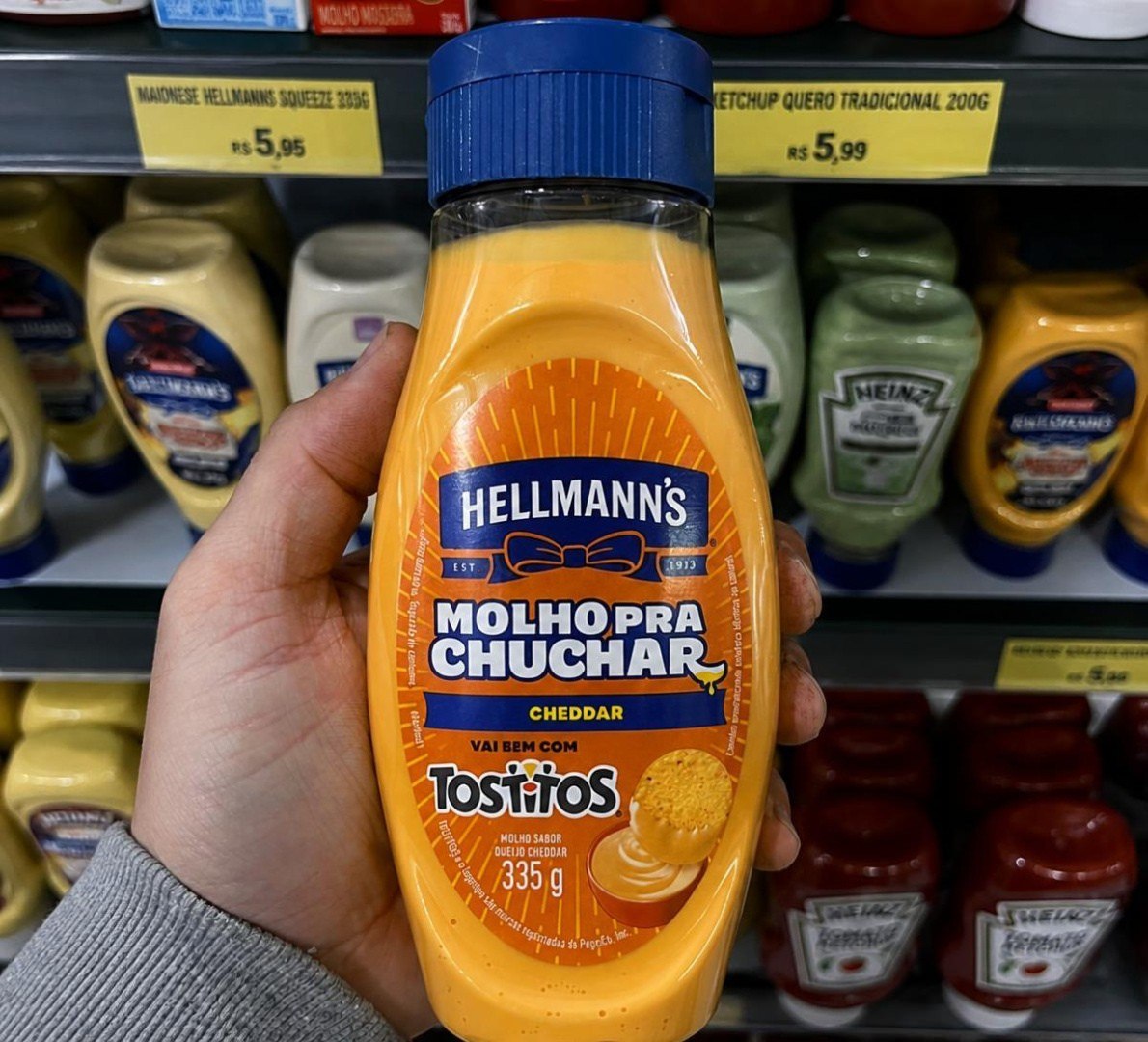 ✅ Hellmann’s Molho Sabor Cheddar
