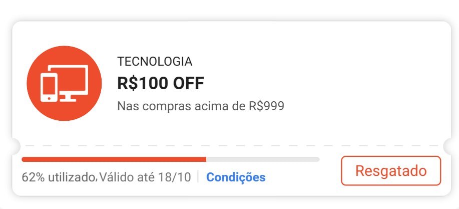 🚨 CUPOM SHOPEE EM TECNOLOGIA AINDA ATIVOO 🚨