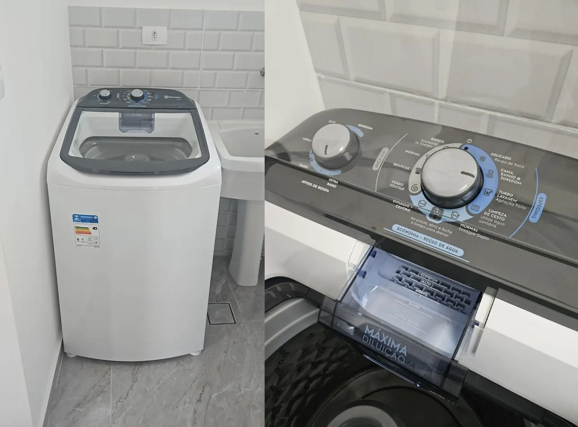💧 Máquina de Lavar Electrolux 13kg Cesto Inox - 127V