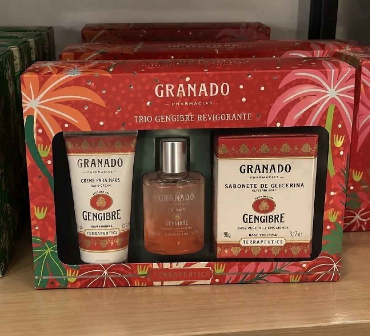 ✅ Kit Terrapeutics Trio Gengibre Revigorante Granado