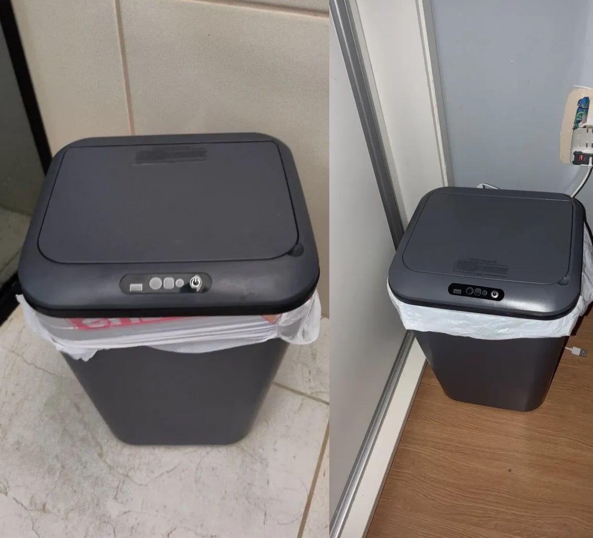 🗑 Lixeira Inteligente Sensor Automático 16l