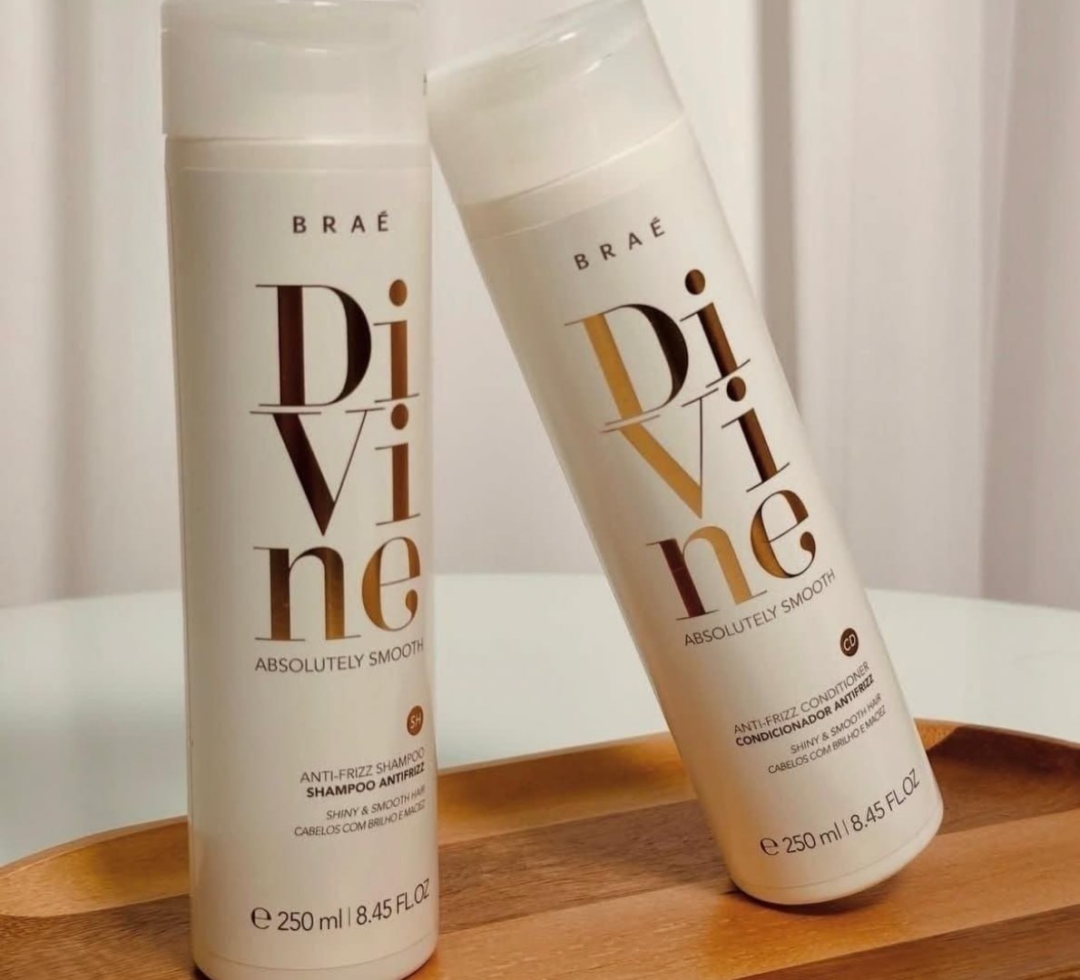 🧴 Brae Kit Divine Shampoo 250ml + Condicionador 250ml