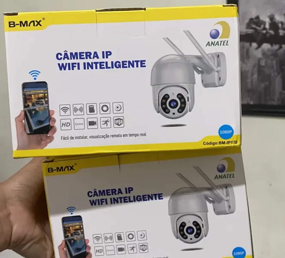 ✅ Kit 2 Câmeras Segurança Ip Interna Externa
