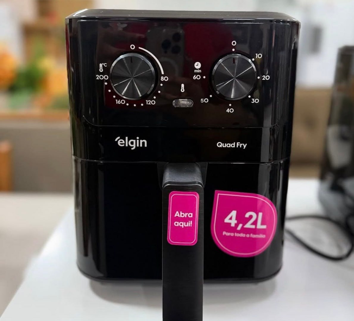 ♨️ Fritadeira Elétrica Air Fryer Quad Fry 4,2 L