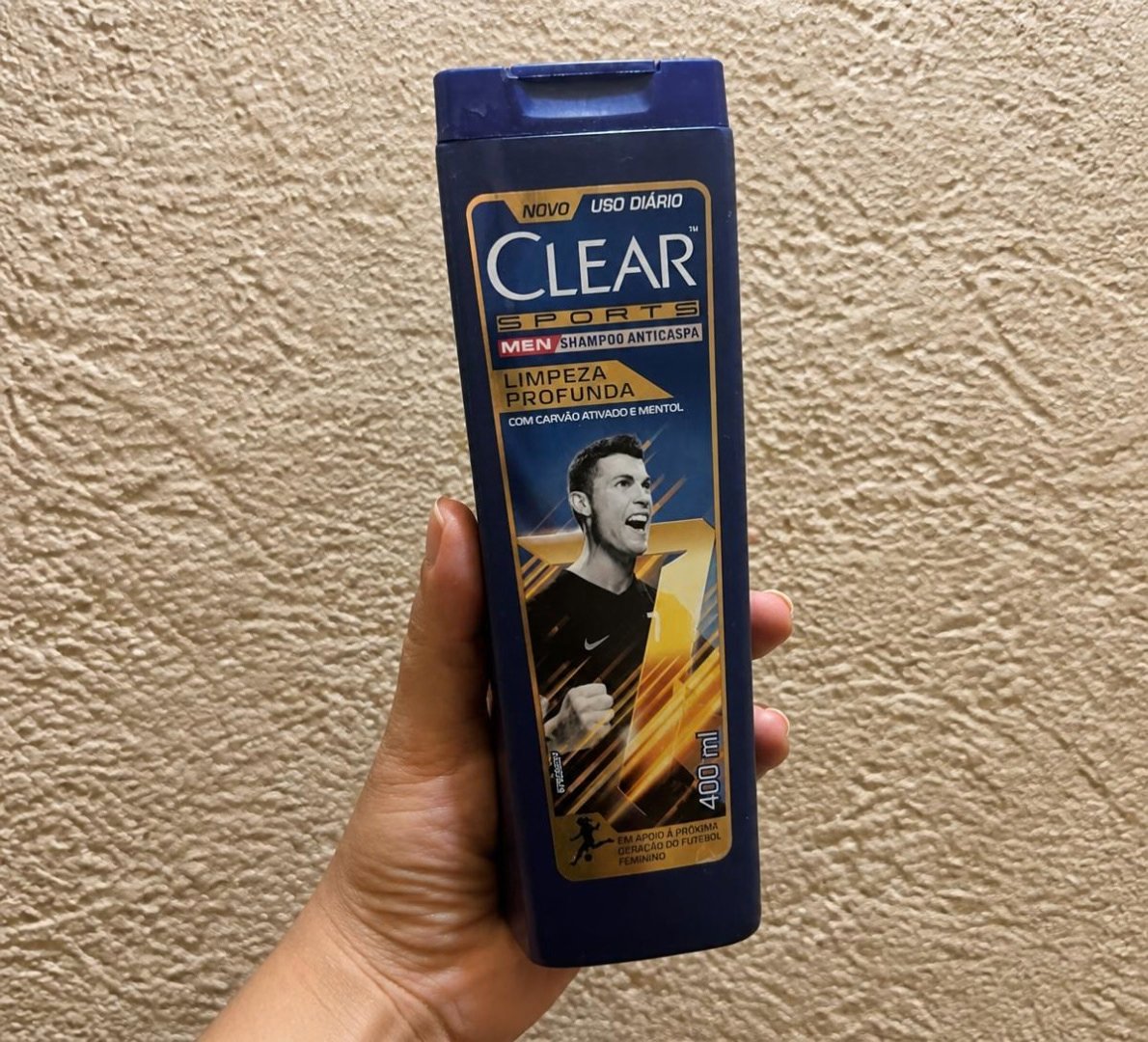 🫧 Clear Sports Men Shampoo Anticaspa Limpeza Profunda 400ml