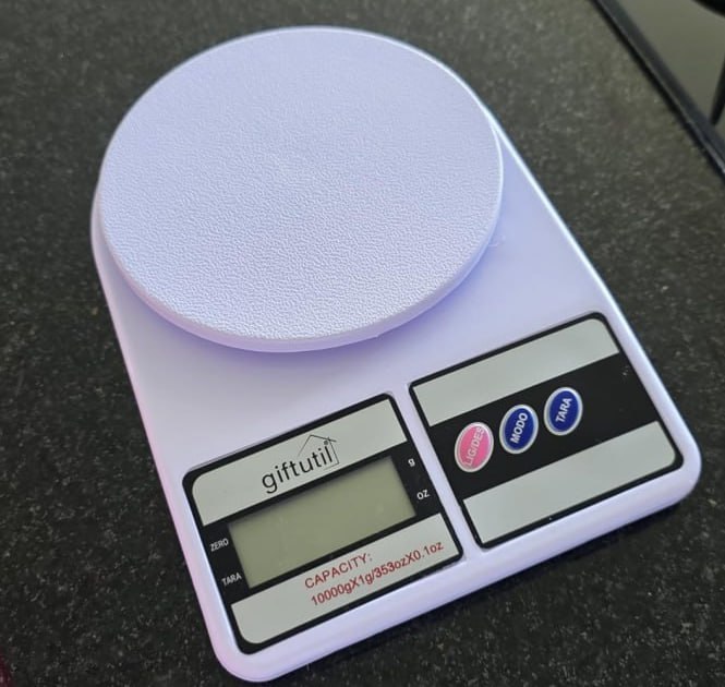 ✅ Balança Digital Precisão 10kg Cozinha