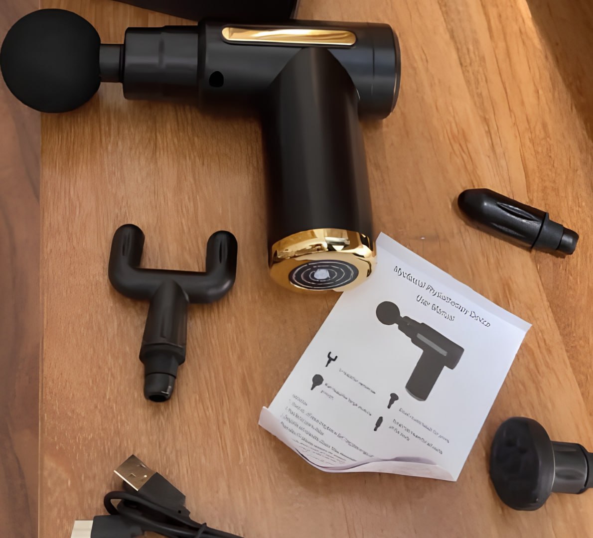 ✅ Massageador Elétrico Profissional Muscular Portátil