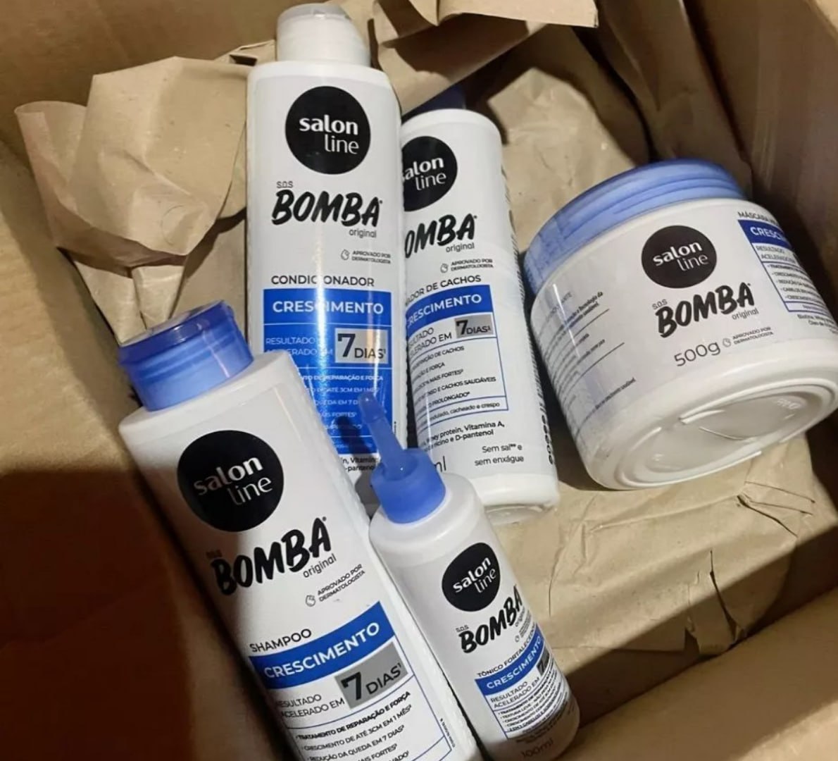 🧴 Kit Crescimento SOS Bomba Salon Line