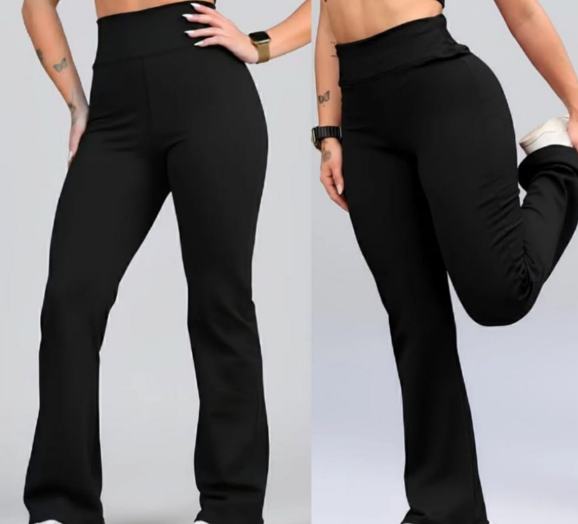 👖 Calça Legging Flare Zero Transparência