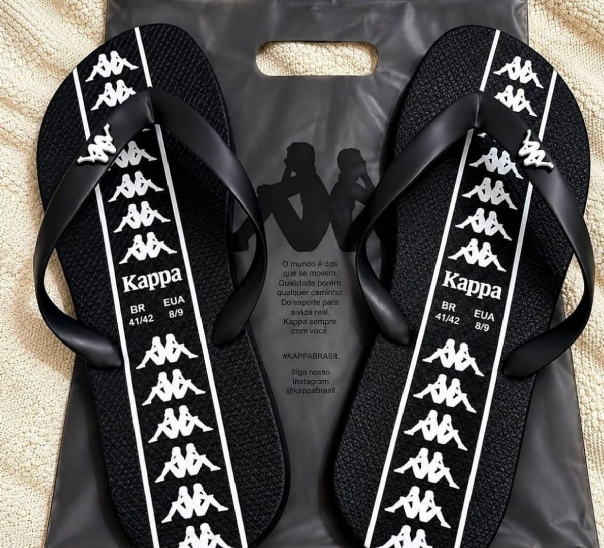🩴 Chinelo Kappa Beach Adulto