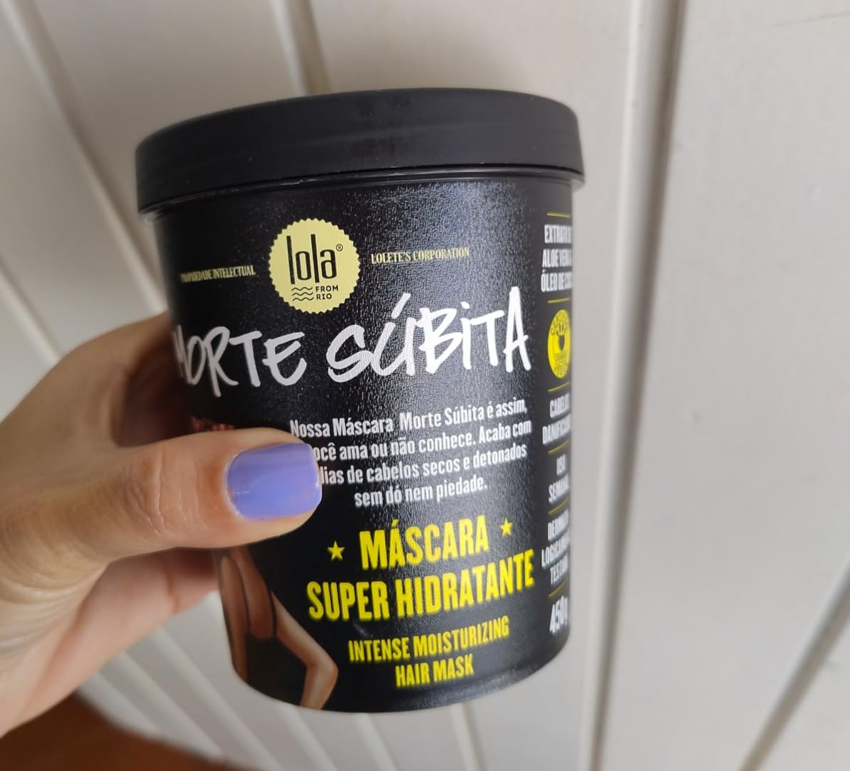 ✨ Morte Súbita Máscara Super Hidratante 450g , Lola Cosmetics