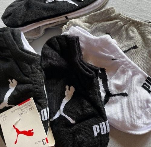 🧦 Kit 9 Pares Meias Puma Sapatilha