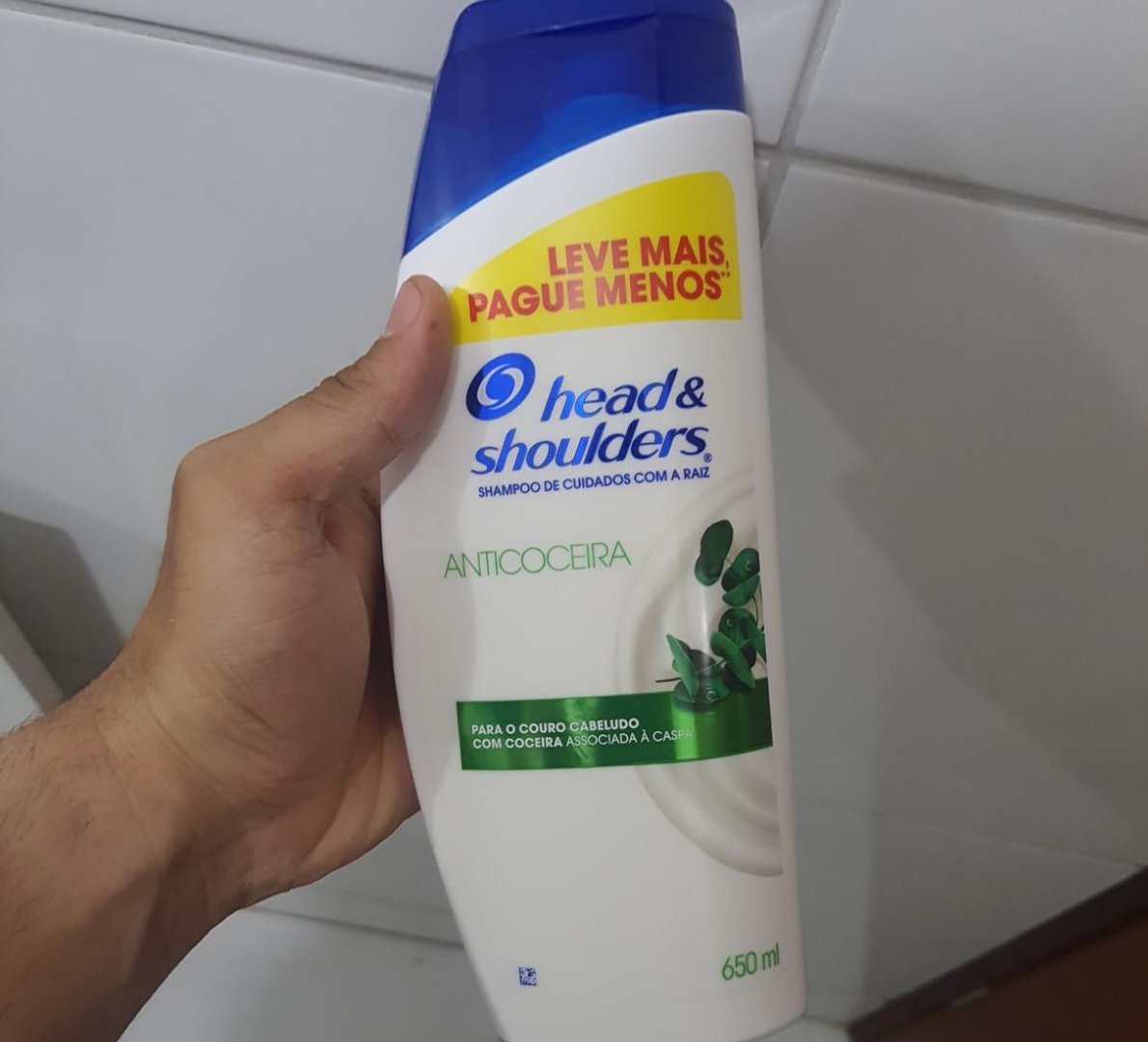 🫧 Head & Shoulders Shampoo Anticaspa Anticoceira 650ml