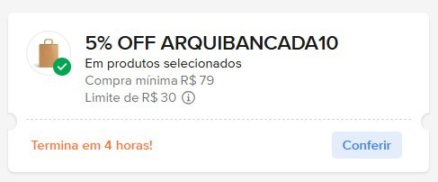 🚨 NOVO CUPOM MERCADO LIVRE