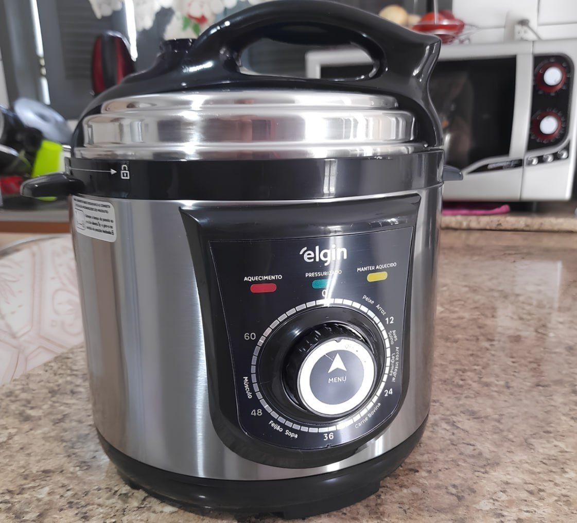 🥘 Panela de Pressão Elétrica Elgin 4L 840W 220V