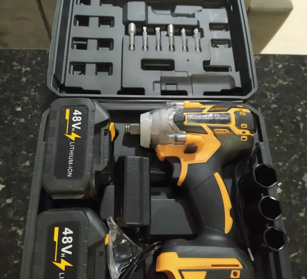 🧰 Chave De Impacto A Bateria 48v Profissional