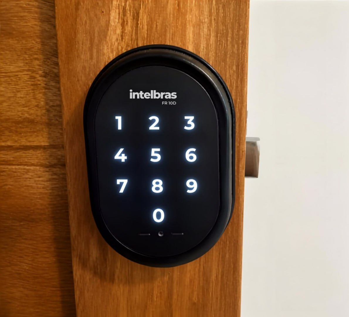 🔑 Fechadura Digital De Sobrepor Fr 102 Intelbras