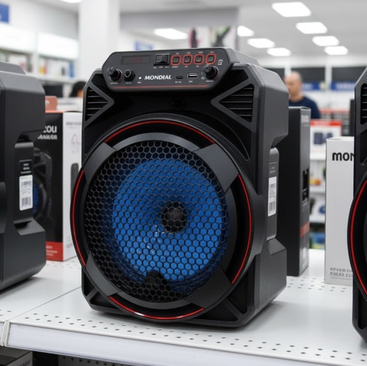 🔊 MONDIAL Caixa Amplificada, 150W RMS, Bivolt