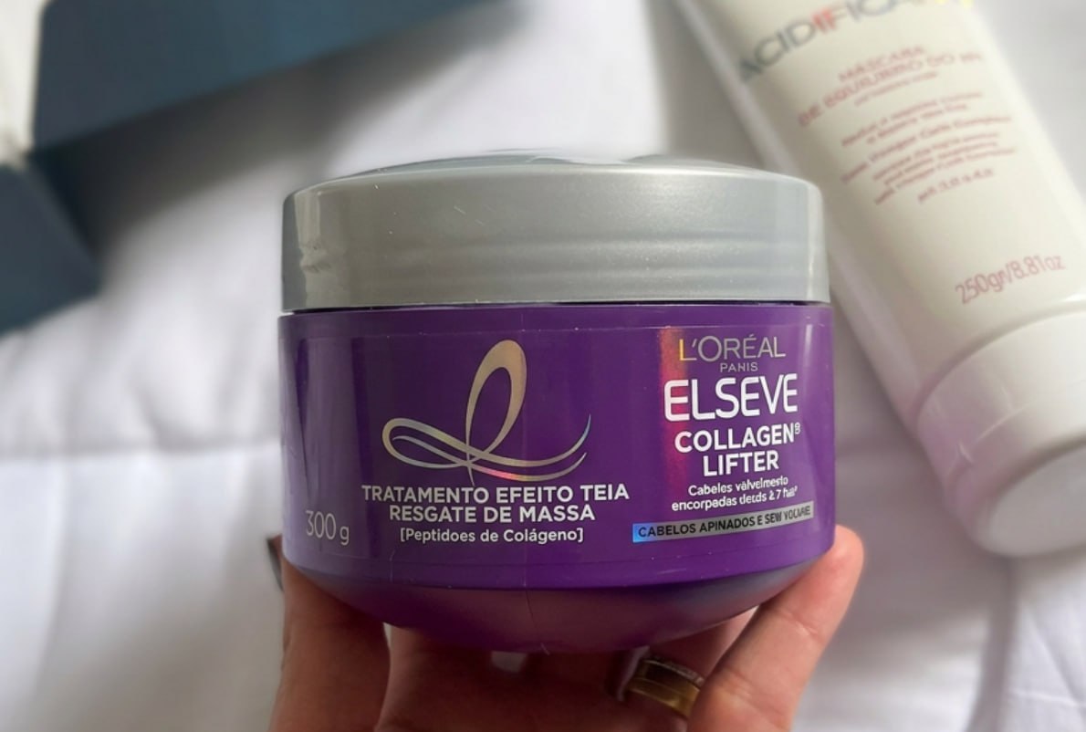 🧴 Máscara de Tratamento Condicionante Elseve Collagen Lifter, 300g