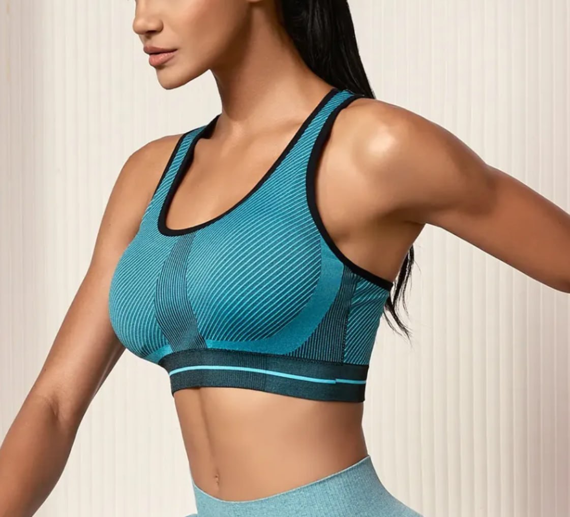 ✅ Kit 2 Top De Academia Apoio Bojo Removíveis (3 Cores)