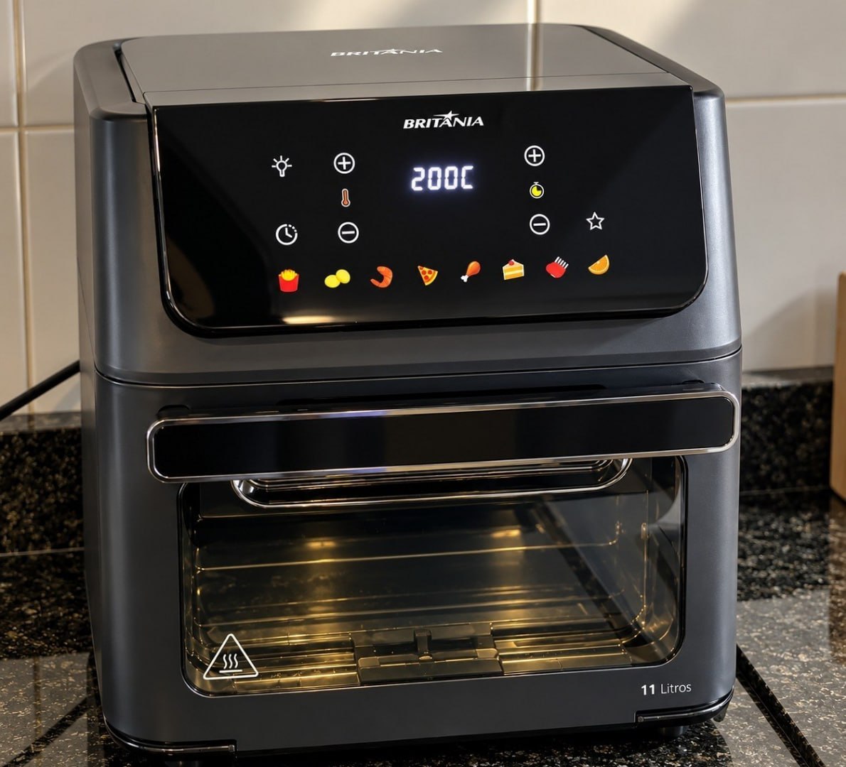 🍟 Air Fryer Oven Britânia 11L 8 Funções 1800W