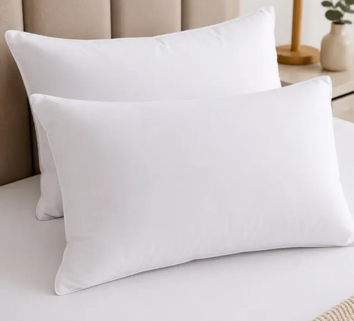 🛌 Kit 2 Travesseiros 70x50 Antialérgico
