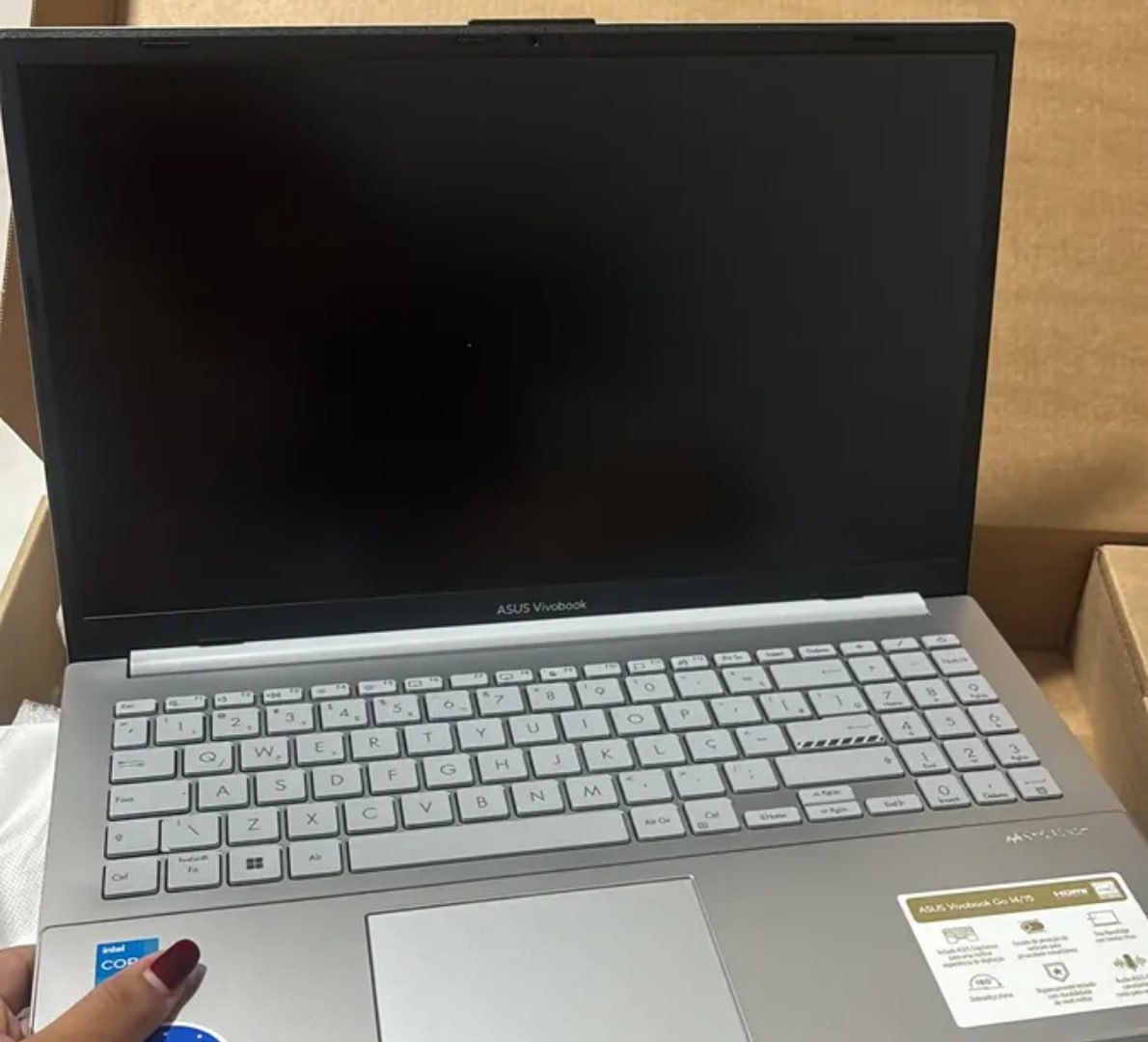 💻 Notebook Asus Vivobook Go Intel I3 4Gb Ram 256Gb Linux