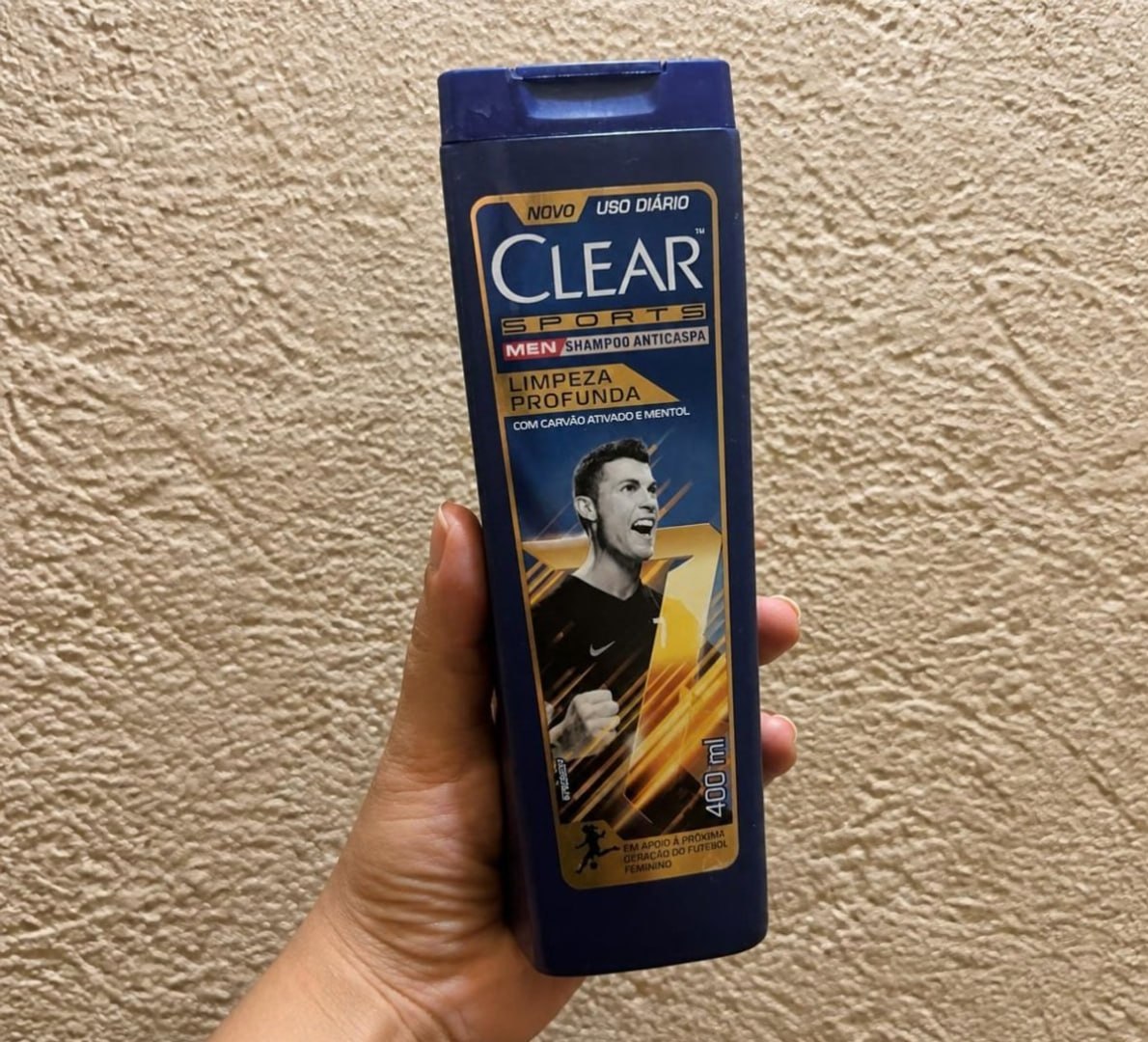 🫧 Clear Sports Men Shampoo Anticaspa Limpeza Profunda 400ml