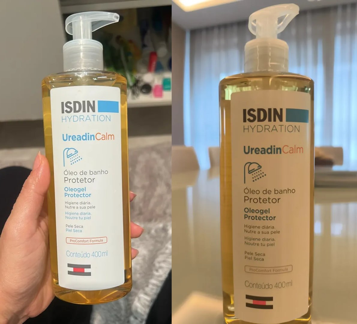 ✅ Isdin Óleo de Banho Ureadin Calm OleoGel 400ml