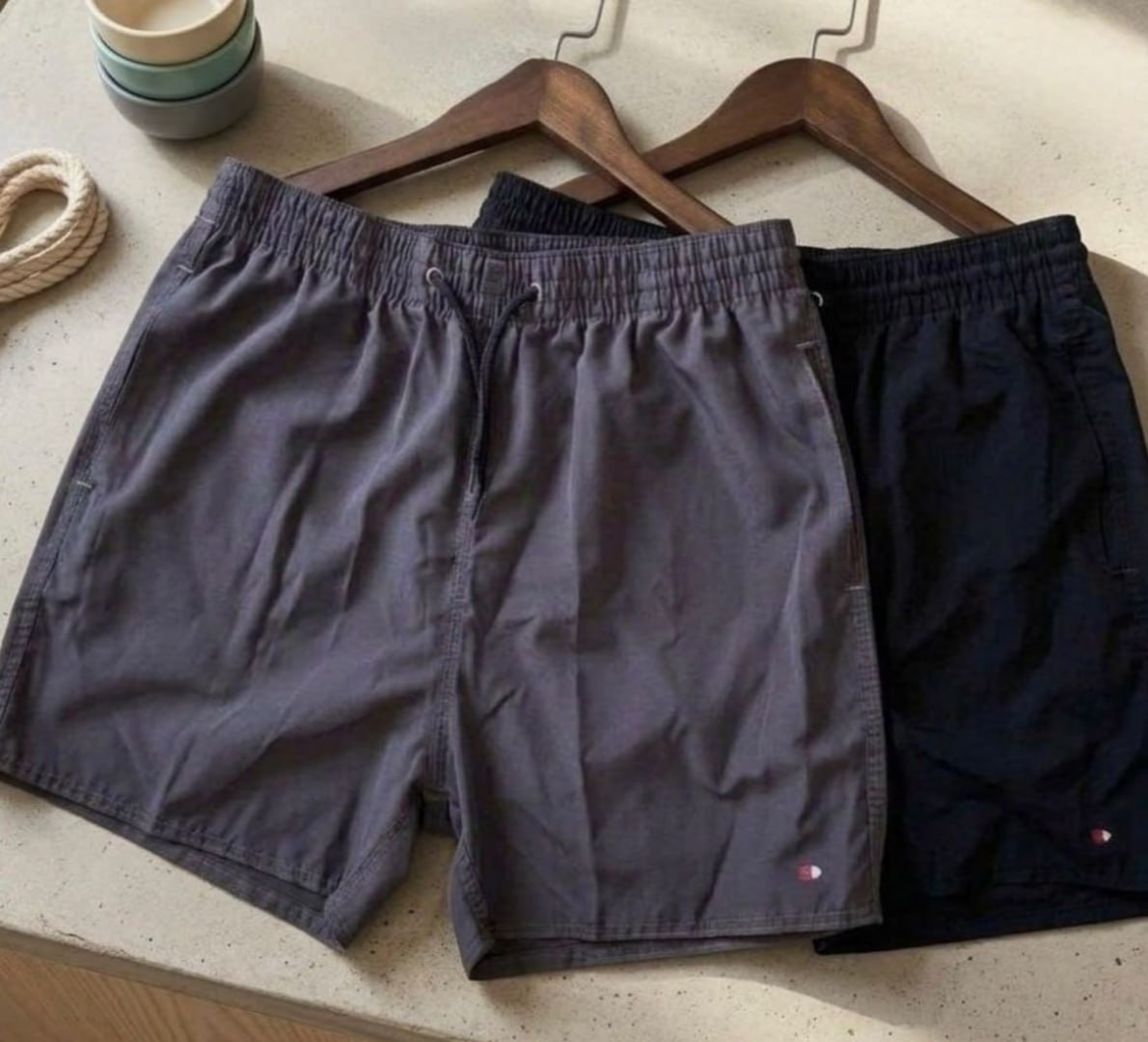 🩳 Kit 2 Shorts Bermuda Tactel Elástico Sandrini
