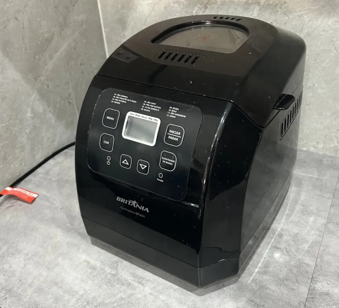 🍞 Panificadora Britânia Digital 12 Programas 3L 127V