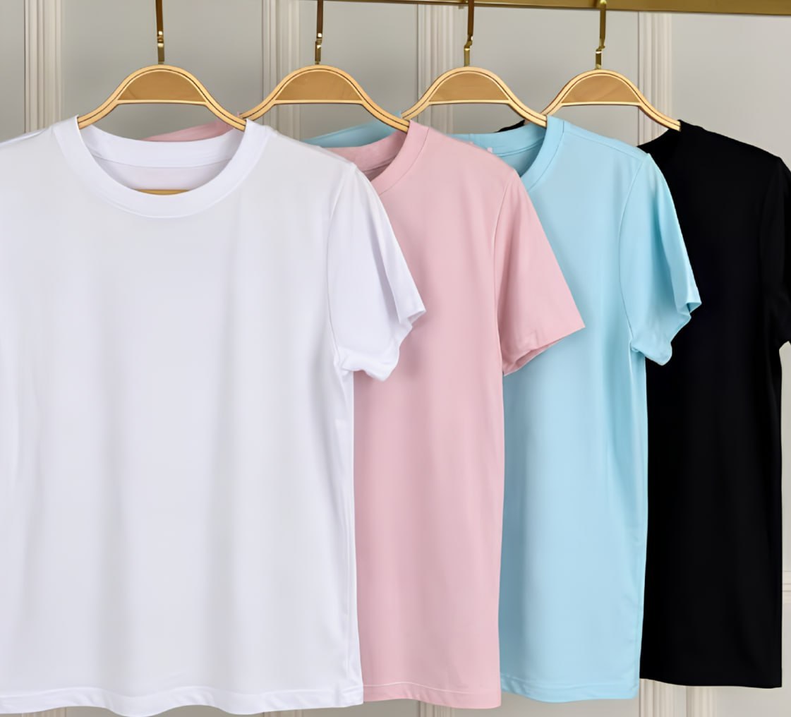 👕 Kit 4 Blusas Feminina Fitness Dry Fit