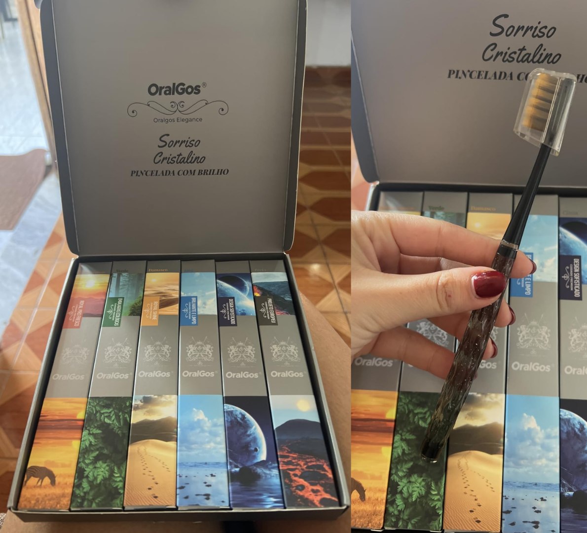 🪥 OralGos Escova de Dente Adulto Macia 6 Unidades
