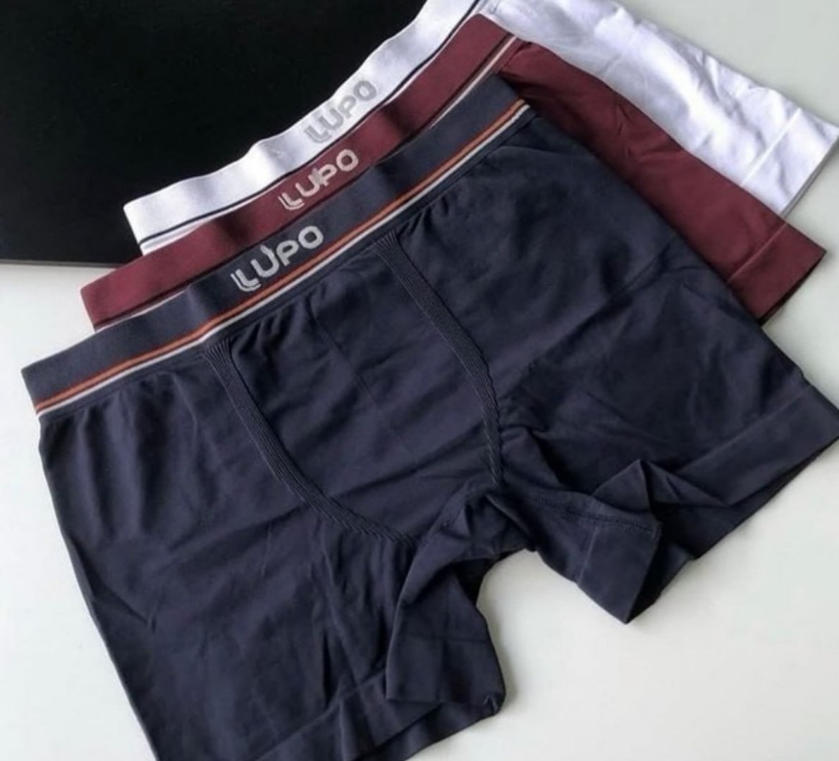 🩲 Kit 6 Cuecas Boxer Lupo Sem Costura