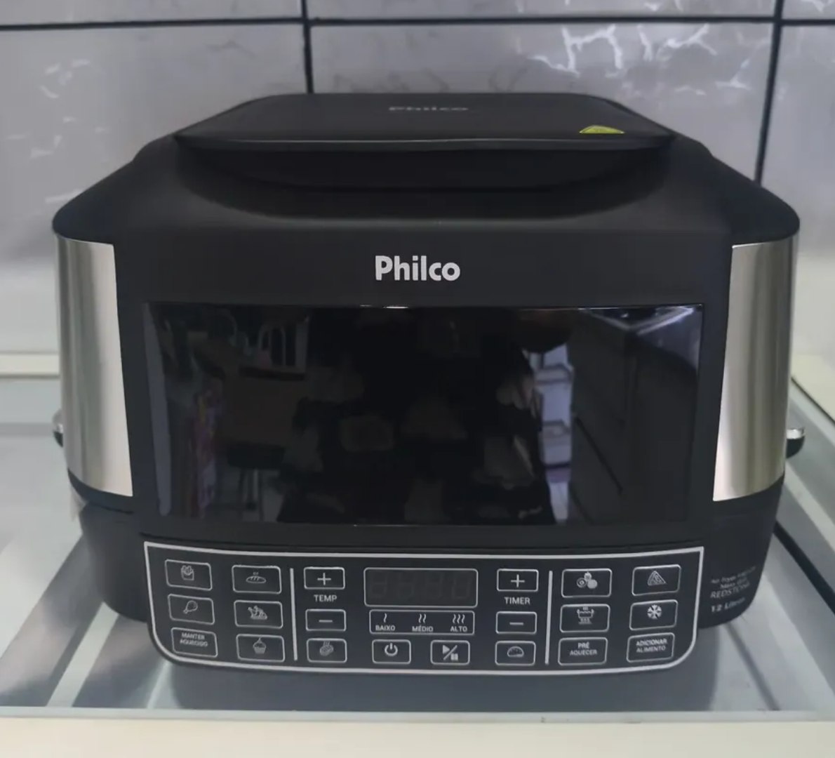 ♨️ Fritadeira Air Fryer Philco Com Acabamento Em Inox 12L 127V