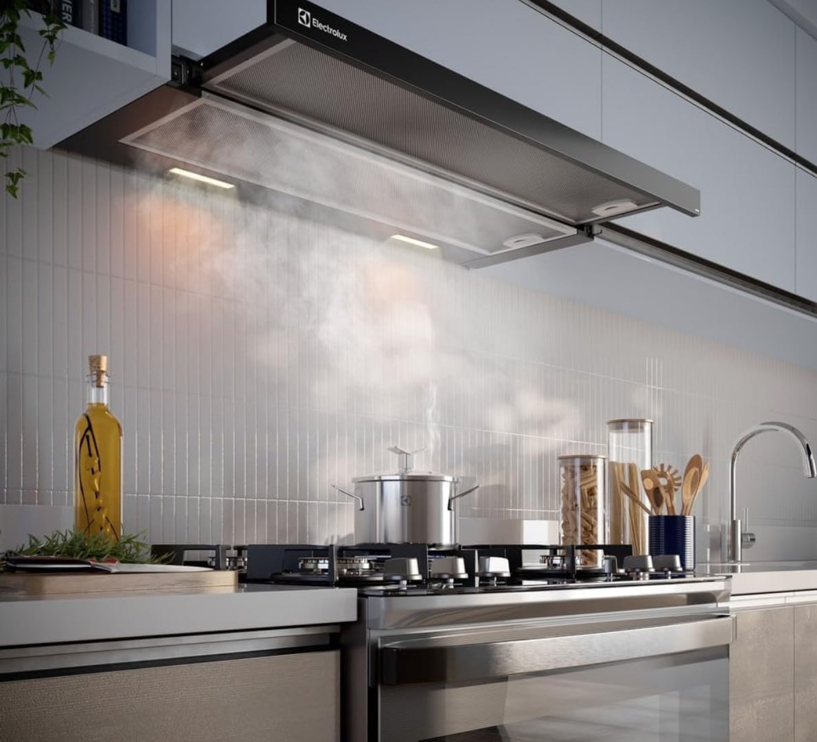 ✅ Depurador de Ar Electrolux 90cm Retrátil