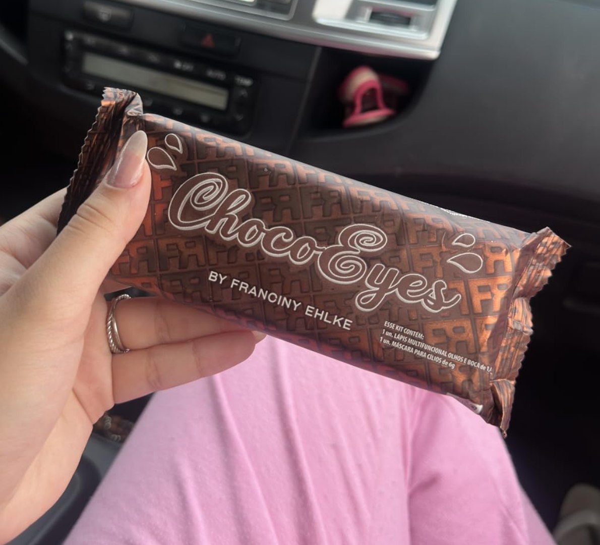 💄 Kit Fran Chocoeyes (Máscara de Cílios Marrom e Lápis Multifuncional) by Franciny Ehlke