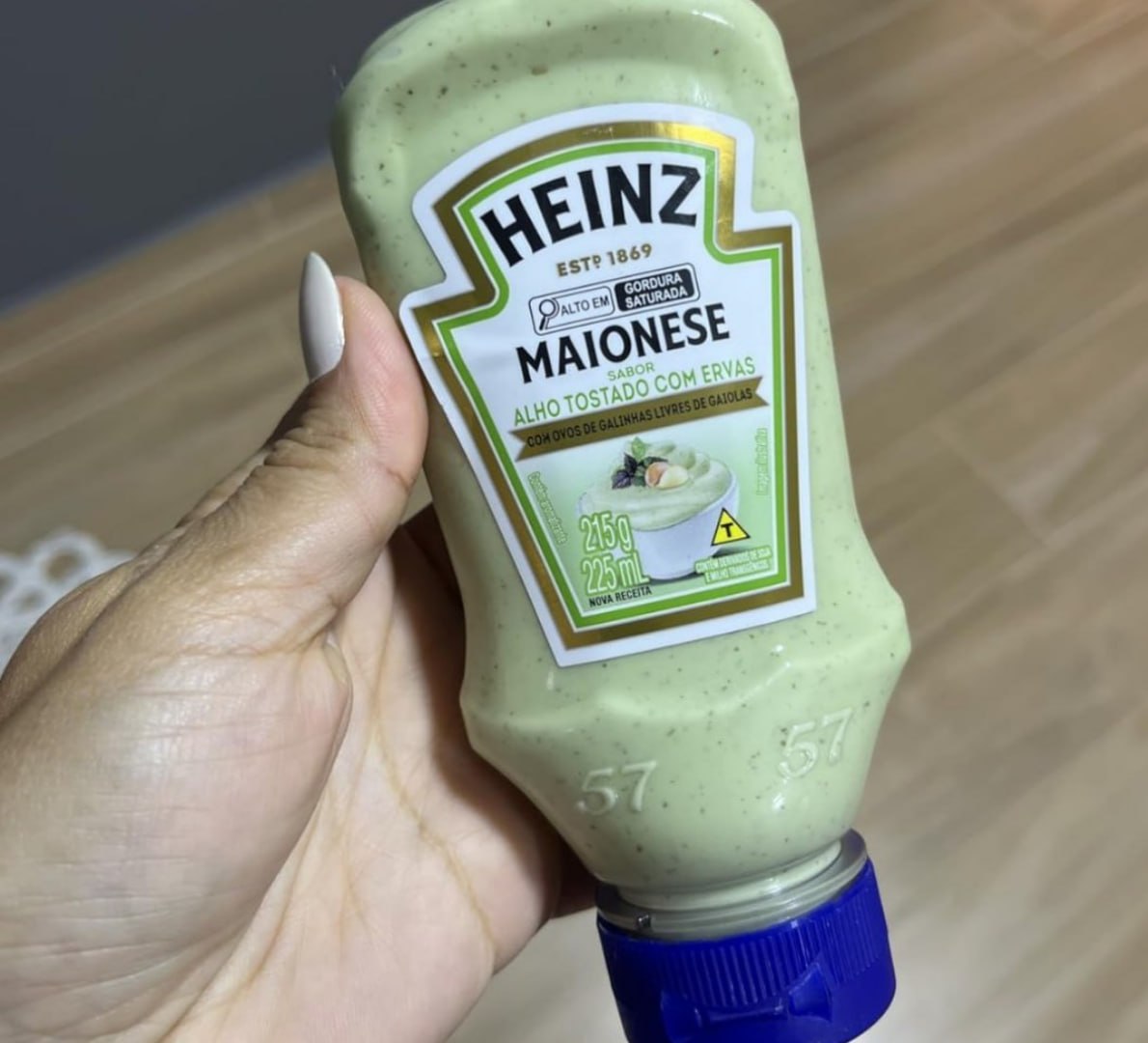 🍔 Heinz Maionese Alho Tostado com Ervas 215G