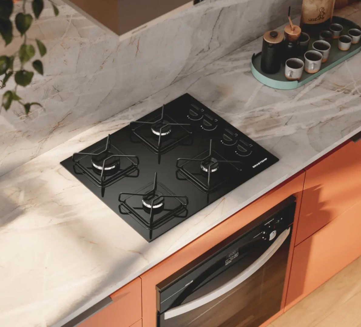 ♨️ Cooktop Brastemp a Gás 4 Bocas