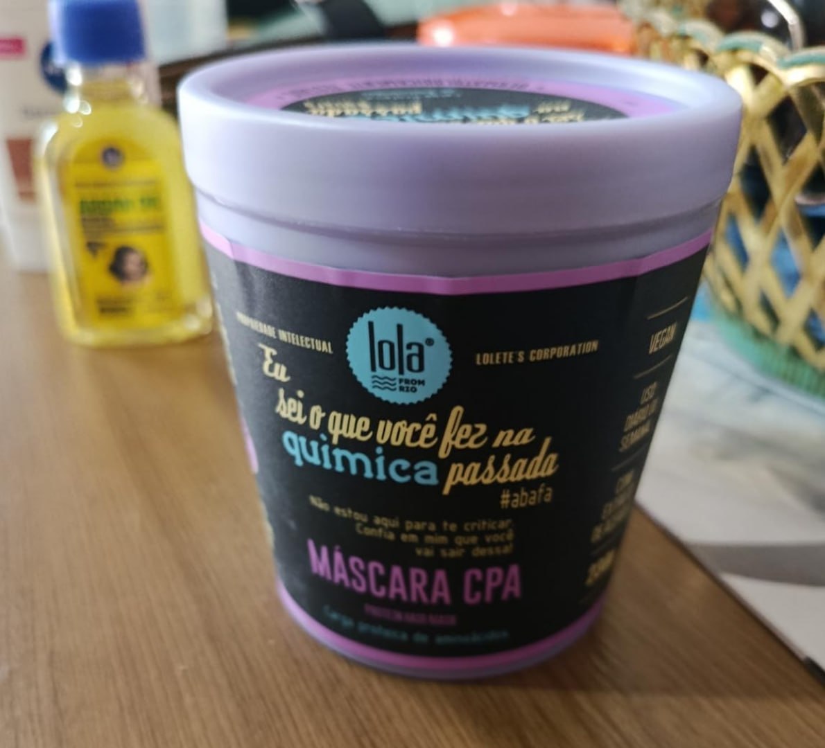 🧴 Eu Sei O Que Você Fez na Química Passada Máscara Capilar 230g , Lola Cosmetics