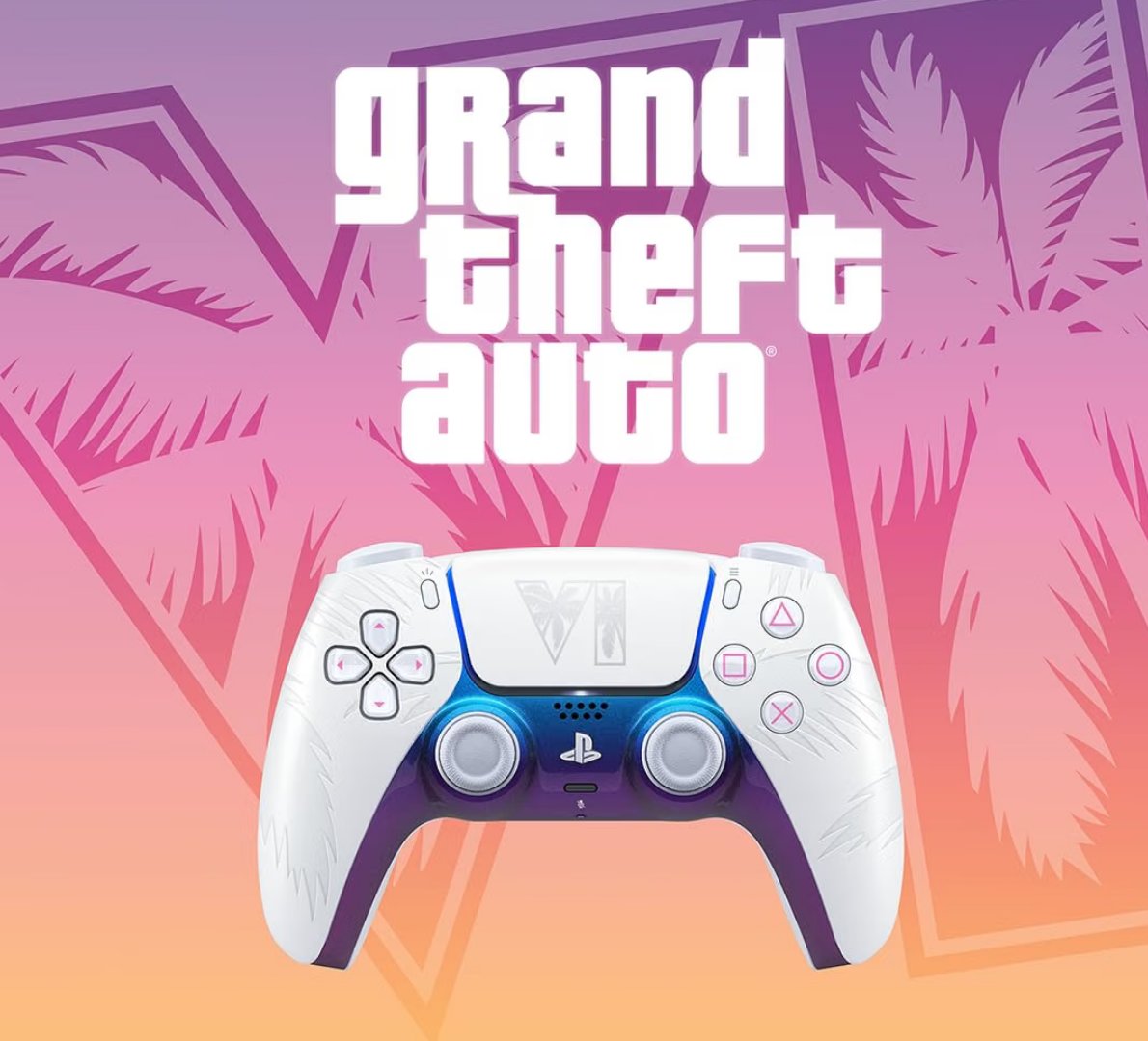 š® Controle sem fio DualSense ā Edição limitada do Grand Theft Auto VI